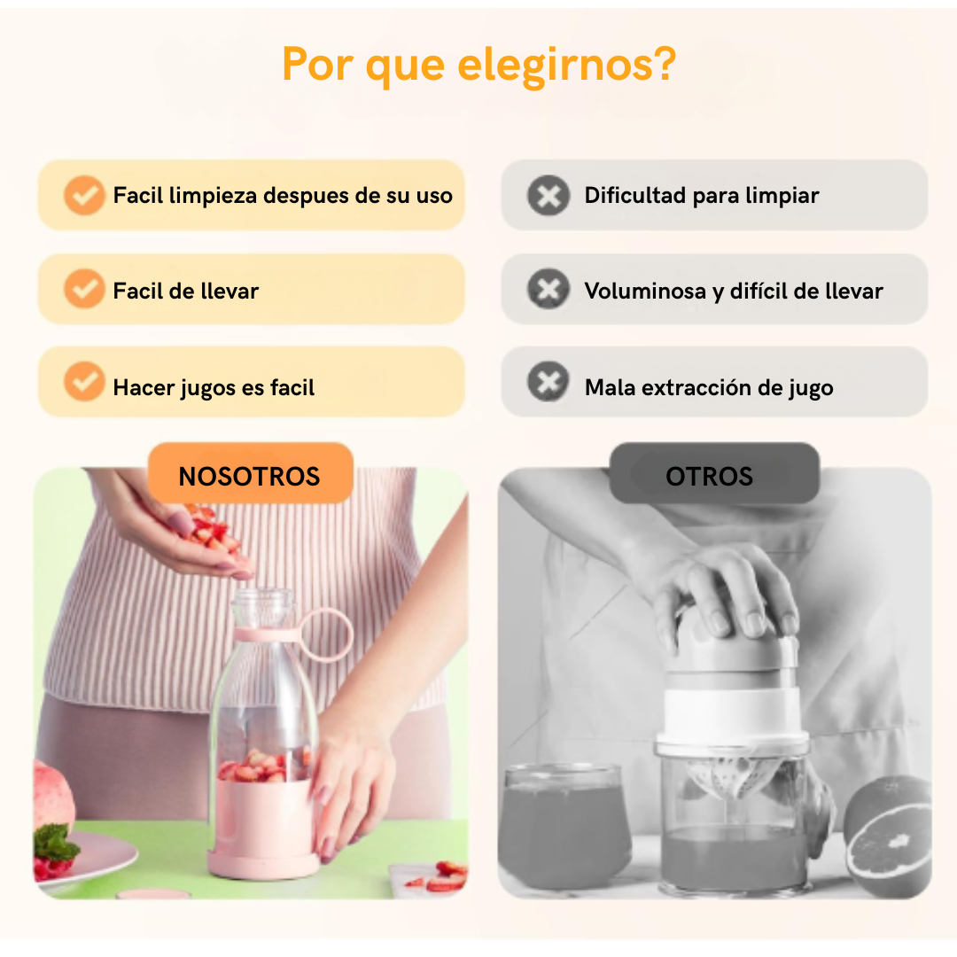 Mini licuadora multiusos